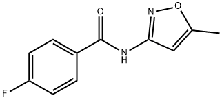 4-fluoro-N-(5-methyl-3-isoxazolyl)benzamide,349612-35-7,结构式