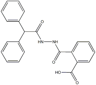 2-{[2-(diphenylacetyl)hydrazino]carbonyl}benzoic acid|