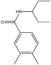 N-(1-ethylpropyl)-3,4-dimethylbenzamide,349618-58-2,结构式