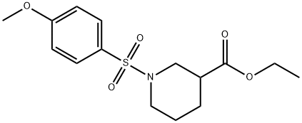 ethyl 1-[(4-methoxyphenyl)sulfonyl]-3-piperidinecarboxylate|