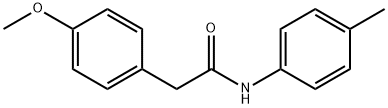2-(4-methoxyphenyl)-N-(4-methylphenyl)acetamide Structure