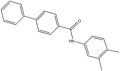 N-(3,4-dimethylphenyl)[1,1'-biphenyl]-4-carboxamide Structure