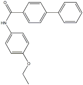 N-(4-ethoxyphenyl)[1,1'-biphenyl]-4-carboxamide Structure