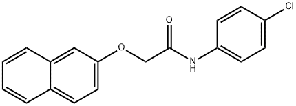 N-(4-chlorophenyl)-2-(2-naphthyloxy)acetamide Structure