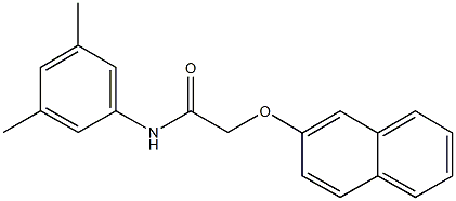 N-(3,5-dimethylphenyl)-2-(2-naphthyloxy)acetamide Structure