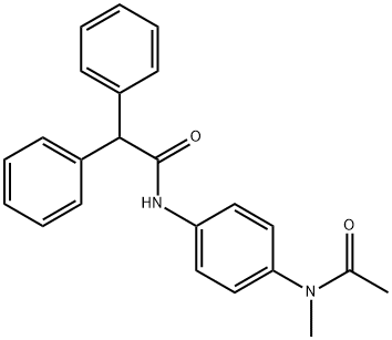 349644-55-9 N-{4-[acetyl(methyl)amino]phenyl}-2,2-diphenylacetamide