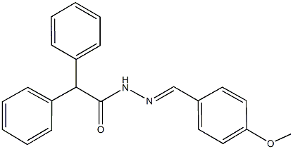 349646-13-5 N'-(4-methoxybenzylidene)-2,2-diphenylacetohydrazide