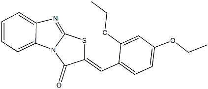 349653-65-2 2-(2,4-diethoxybenzylidene)[1,3]thiazolo[3,2-a]benzimidazol-3(2H)-one