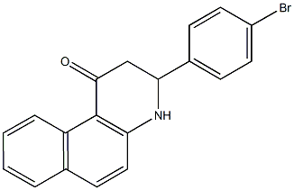 3-(4-bromophenyl)-3,4-dihydrobenzo[f]quinolin-1(2H)-one Structure