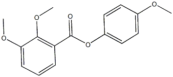4-methoxyphenyl 2,3-dimethoxybenzoate Structure