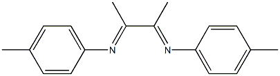 N-{1-methyl-2-[(4-methylphenyl)imino]propylidene}-N-(4-methylphenyl)amine Struktur