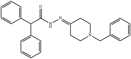 N'-(1-benzyl-4-piperidinylidene)-2,2-diphenylacetohydrazide Structure