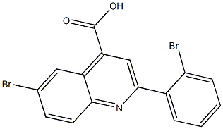 351000-10-7 6-bromo-2-(2-bromophenyl)-4-quinolinecarboxylic acid