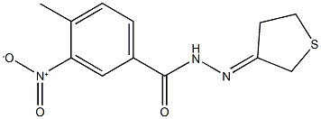 N'-dihydro-3(2H)-thienylidene-3-nitro-4-methylbenzohydrazide Structure