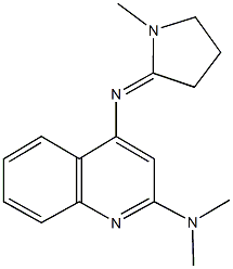 N-[2-(dimethylamino)-4-quinolinyl]-N-(1-methyl-2-pyrrolidinylidene)amine|