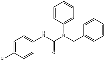 N-benzyl-N'-(4-chlorophenyl)-N-phenylurea Structure