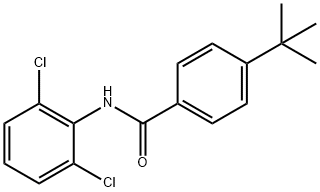 4-tert-butyl-N-(2,6-dichlorophenyl)benzamide,351155-46-9,结构式