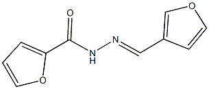 N'-(3-furylmethylene)-2-furohydrazide Struktur