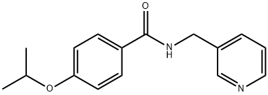 4-isopropoxy-N-(3-pyridinylmethyl)benzamide,351156-25-7,结构式