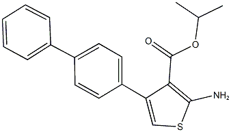 351156-41-7 isopropyl 2-amino-4-[1,1'-biphenyl]-4-yl-3-thiophenecarboxylate