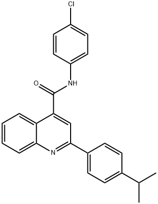 351157-90-9 N-(4-chlorophenyl)-2-(4-isopropylphenyl)-4-quinolinecarboxamide