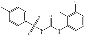 1-chloro-2-methyl-3-[({[(4-methylphenyl)sulfonyl]amino}carbonyl)amino]benzene,351163-69-4,结构式
