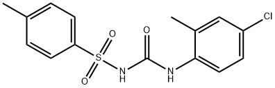 4-chloro-2-methyl-1-[({[(4-methylphenyl)sulfonyl]amino}carbonyl)amino]benzene 结构式