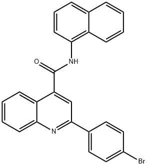 2-(4-bromophenyl)-N-(1-naphthyl)-4-quinolinecarboxamide|