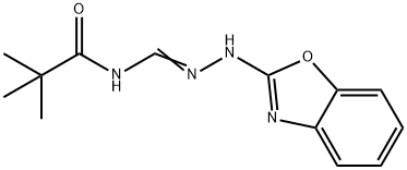 N-(1,3-benzoxazol-2-yl)-N''-(2,2-dimethylpropanoyl)guanidine Struktur