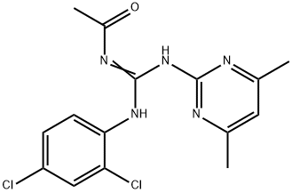351226-13-6 N''-acetyl-N-(2,4-dichlorophenyl)-N'-(4,6-dimethyl-2-pyrimidinyl)guanidine