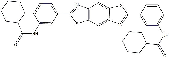 N-[3-(6-{3-[(cyclohexylcarbonyl)amino]phenyl}[1,3]thiazolo[5,4-f][1,3]benzothiazol-2-yl)phenyl]cyclohexanecarboxamide|