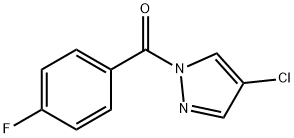 4-chloro-1-(4-fluorobenzoyl)-1H-pyrazole,351333-15-8,结构式