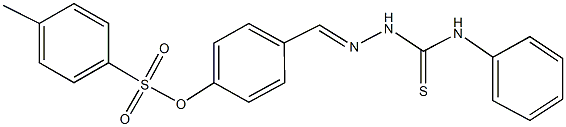 4-[2-(anilinocarbothioyl)carbohydrazonoyl]phenyl 4-methylbenzenesulfonate|