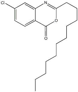 7-chloro-2-undecyl-4H-3,1-benzoxazin-4-one|