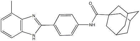 351437-68-8 N-[4-(4-methyl-1H-benzimidazol-2-yl)phenyl]-1-adamantanecarboxamide