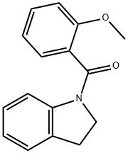 1-(2-methoxybenzoyl)indoline 化学構造式