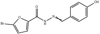 351492-20-1 5-bromo-N'-(4-hydroxybenzylidene)-2-furohydrazide