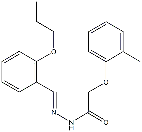 351872-98-5 2-(2-methylphenoxy)-N'-(2-propoxybenzylidene)acetohydrazide