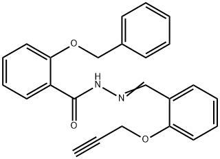 2-(benzyloxy)-N'-[2-(2-propynyloxy)benzylidene]benzohydrazide Structure