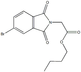 butyl (5-bromo-1,3-dioxo-1,3-dihydro-2H-isoindol-2-yl)acetate|