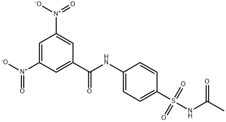 N-{4-[(acetylamino)sulfonyl]phenyl}-3,5-dinitrobenzamide|