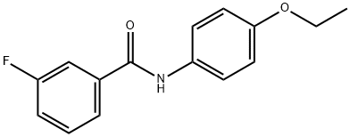 N-(4-ethoxyphenyl)-3-fluorobenzamide 结构式