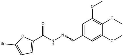 351976-46-0 5-bromo-N'-(3,4,5-trimethoxybenzylidene)-2-furohydrazide