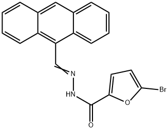 N'-(9-anthrylmethylene)-5-bromo-2-furohydrazide|