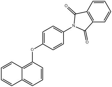2-[4-(1-naphthyloxy)phenyl]-1H-isoindole-1,3(2H)-dione Struktur