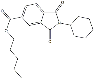 351993-28-7 pentyl 2-cyclohexyl-1,3-dioxoisoindoline-5-carboxylate