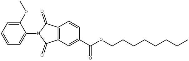 octyl 2-(2-methoxyphenyl)-1,3-dioxoisoindoline-5-carboxylate|