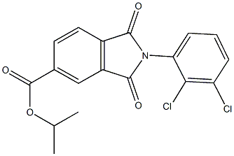 isopropyl 2-(2,3-dichlorophenyl)-1,3-dioxoisoindoline-5-carboxylate Structure