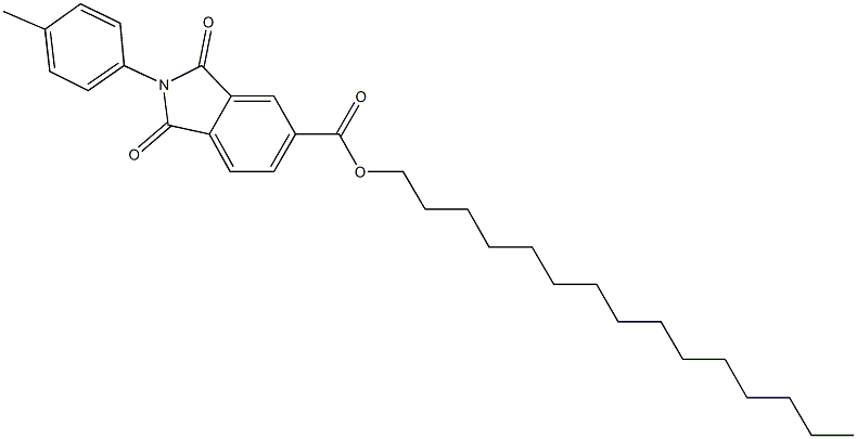 pentadecyl 2-(4-methylphenyl)-1,3-dioxo-5-isoindolinecarboxylate|