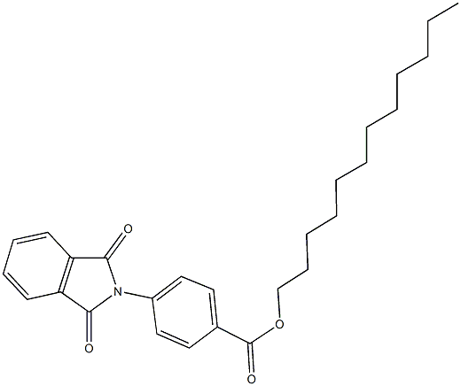 dodecyl 4-(1,3-dioxo-1,3-dihydro-2H-isoindol-2-yl)benzoate,351998-28-2,结构式